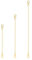 3 Pcs Necklace Extender Gold, Reusable Chain Extender for Necklace with Lobster Claw Clasp, Sturdy Gold Necklace’s Extend for DIY Jewellery Making Necklace‘s Chain, Extend Bracelet and Anklet