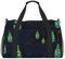 Schöne Wochenendtasche für Damen, Übernachtungstasche, groß, Segeltuch, Reisetasche, Handgepäcktasche, Schwarz, Einheitsgröße, Schwarz, One Size