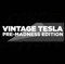 VINTAGE TESLA - PRE-MADNESS EDITION - Der Original Sons of Battery Anti Elon Aufkleber Vinyl Sticker bekannt aus dem Fernsehen! (Weiß)