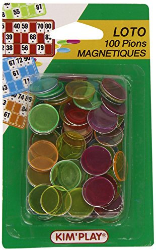 Kim 'Play – Magnetisch Bingo Flohspiel (100 Stück)