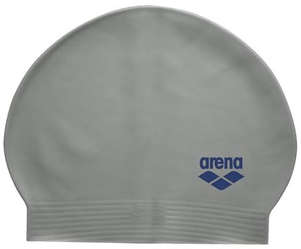 ARENA Logo Moulded, Cuffia Unisex-Adulto, Silver/Navy, Taglia Unica