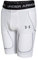 Under Armour Boy's 6-Pocket Football Girdle, White /Steel, Youth Large