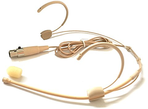 Micropoint 4015 Casque et microphone pour système Shure sans fil Mini XLR Connecteur TA4F Micro omidirectionel