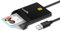 USB Smart Card Reader - Rocketek DOD Military USB Common Access CAC Memory Card Reader compatible with Windows (All), Linux/Unix, MacOS X (All)