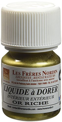Les Frères Nordin 152910 Liquide pour dorer Or Riche