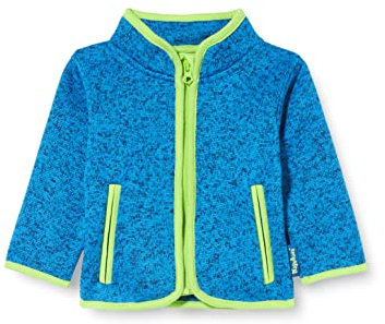 Playshoes Fleece-Jacke Unisex Kinder Outdoor-Oberteil, blau Strickfleece, 140