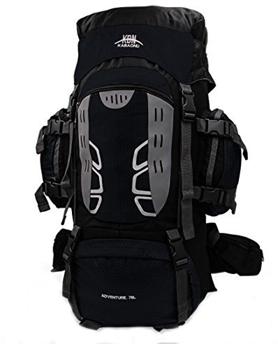 Mooedcoe 75L Trekkingrucksäck Große Kapazität Bergsteigen Rucksack Wanderrucksack Outdoor-Reisen Bergsteigen Klettern Camping Rucksack