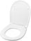 Copriwater per GLOBO GRACE TERRA/SOSPESO/MONOBLOCCO TERMOINDURENTE BIANCO cerniera inox normale o rallentata soft close