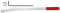 KS Tools - 400.4310 - Levier pour galets tendeurs de courroies accessoires - Pour moteur diesel 1,4 et 1,6 L/Citroën, Peugeot, Fiat, Ford