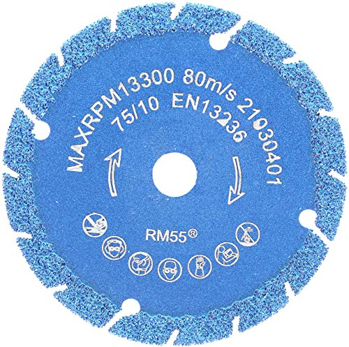 PRODIAMANT 75mm Multicut Diamant Trennscheibe für akku Winkelschleifer 76mm Akkuflex Titanit-Segment schneidet sämtliche Bau Materialien