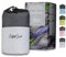 Slumber® Hüttenschlafsack/Dünner Sommerschlafsack | 3 Funktionen Reiseschlafsack | Schlafsack Inlett/Innenschlafsack | Mikrofaser Weich & Hochwertig | Reißverschluss & Bettbezug | Pastellgrau