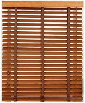 PVC Venetian Blind Blinds Easy Fit Curtains Trimmable Fittings Windows Treatment Shutters Twist Open Close Walnut, 150x210 (Long Drop)