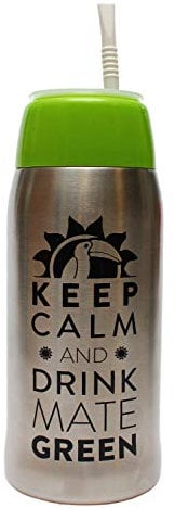 Mate Green Matermo Yerbomos 4.0 Green 580ML for Yerba Mate Tee 580ML Un accesorio portátil para Yerba Mate funciona como un termo con una botella de agua y mantiene el agua, 13310
