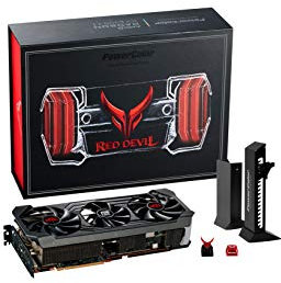 PowerColor Red Devil Limited Edition AMD Radeon™ RX 6900 XT Gaming Graphics Card with 16GB GDDR6 Memory, Powered by AMD RDNA™ 2, Raytracing, PCI Express 4.0, HDMI 2.1, AMD Infinity Cache