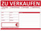 KFZ Auto Verkauffschilder DIN A4 ZU VERKAUFEN beidseitig bedruckt (Rot, 10 Stück)
