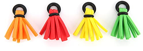 VBESTLIFE Fly Fishing Strike Indicator Foam, 4 Stück Fliegenfischen Float Foam Strike Indikatoren Drift Hook Positionierung Schwimmer Bobberber(4 Farben)