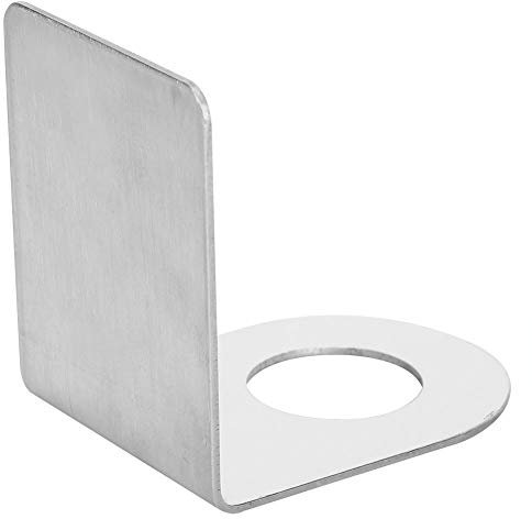 Edelstahl Wand Händedesinfektionsmittelhalter Seifenspender - 27mm Selbstklebende Wand Flaschenhalter Shampoo Halter Aufhänger Spender Halter Haken für Küche Bad - Silber