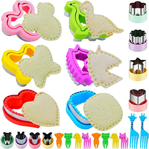 Uncrustable Sandwich Cutter, Crustless Sandwich Cutter and Sealer Set
