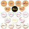 DPKOW 144pcs Merci Autocollants Stickers Fait Main Avec Amour Autocollants d'Étiquette Pour Enveloppe Emballage Sceau Stickers, Spécialement Pour Vous Auto-Adhésif Diverses Formes