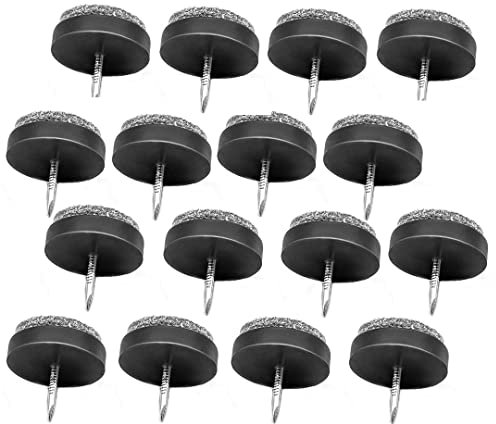Filzgleiter Schrauben, 50 PCS Runde Filzgleiter Nägel Nagelschieber Möbel Stuhlbeine Möbelgleiter für Holzstuhlhocker Tischbeinfüße 20 mm
