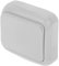 CableMarkt - Interruptor 250 V 16 A de Superficie con Marco de 7.7 x 7.7 cm