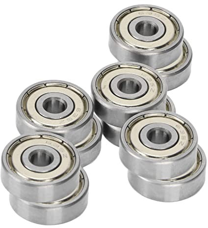 10 Stück 635Z Rillenstahl, 635Z Kugellager, Kugellager, 5 Mm Innendurchmesser, 19 Mm Außendurchmesser, Hochgeschwindigkeits-Kugellager mit Doppelter Abschirmung