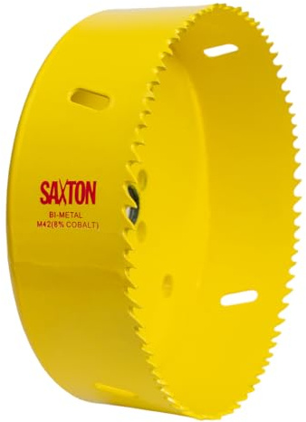 Saxton HSS Hole Saw Cutter M42 Bi-Metal 8% Cobalt Heavy Duty (14mm – 230mm) (114mm)