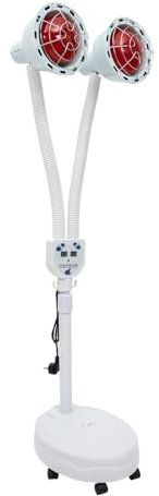 Kanbihao 275W Rotlichtlampe Wärmelampe Infrarotlampe Otlichtlampe 360° Lampe Massagelampe Rotlichtstrahler Heizlampe für Physiotherapie Muskelverspannungen