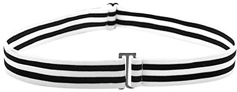 YUE Schnallenfrei Elastischer Gürtel für Damen oder Herren Justierbar Schnallenfreier Gürtel kein sichtbarer Taillengürtel Stretch Taillengürtel Unisex Keine Schnalle Buckless