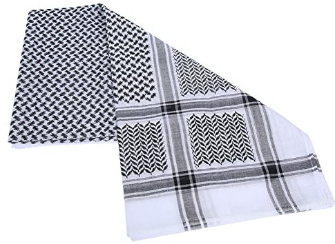 Rankomu Muslimisches Kopftuch, Polyester, muslimisches Kopftuch, Stirnband, Anzug, schwarz, quadratisch, Kopfbedeckung für Saudi-Arabien, Dubai, VAE Reisen, leicht, vielseitig