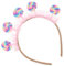 LALADEFIEE Lutscher-stirnband Süße Haarspangen Party-stirnband Geburtstags-stirnband Kinder-süßigkeits-stirnband Zuckerstangen-stirnbänder Haarband Für Den Urlaub Bands Colorful Plastik