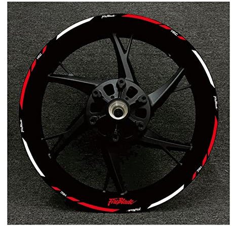 Reflektierende Felgenrandaufkleber Motorrad Für R6 Rad Aufkleber Felgen Aufkleber Aufkleber Set Kit Logo Rim Dekorative Aufkleber(K)