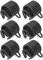 EMSea 6 Pezzi Martello Pneumatico Molla Fissa In Metallo Sostituibile Martello Pneumatico Scalpello Molla Fissa Veloce Diametro Interno 3 Mm Compatibile Con Art.3213 Nero