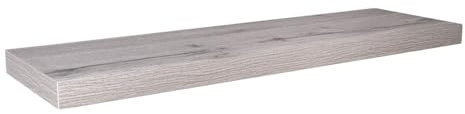 Velano - Bücherregal Wand - Wandregal 80x23,5 cm - Regal Wand - Schweberegal - Hängeregal - Regalbrett - Weiß Eiche - Küchenregal - Bücherregal Kinder - Deko Wohnzimmer - Gewürzregal Wand