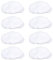 Lot de 8 tampons de balai vapeur réutilisables universels lavables en microfibre pour nettoyeur vapeur à main