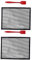 HEMOTON Lot De 2 Grilles Grillagées Réutilisables en Fibre De Verre pour Barbecue Accessoires pour Grilles Extérieures Grilles Électriques Grilles Avant Grilles en Fibre De Verre