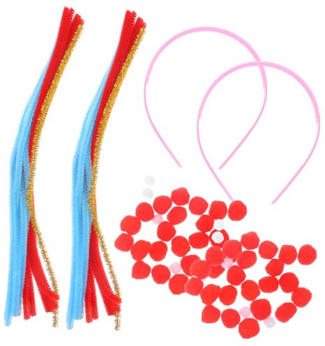 Supvox 2sätze Diy-stirnbandmaterial Im Chinesischen Stil Opern-stirnband Für Damen Dekoratives Stirnband Für Basteln Haarschmuck Für Junge Mädchen Und Schule Haarband Headwear