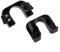 Oniissy 2 Paar Kofferraumabdeckungshalterungen 1539663 Hutablage-Clip für Ford Fiesta MK7 Focus B-Max C3 DS3 Qashqai J10 OEM 015532109E 8795EN schwarzer Kunststoff (1 Paar)