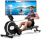 Rudergerät für Zuhause, DMASUN Rudergerät mit Magnetischem Widerstand, Upgrade Doppel-Slide-Rails, APP-Verbindung, 16 Widerstandsstufen, LCD-Display, ideal für Cardio-Training, Belastbar bis 160kg