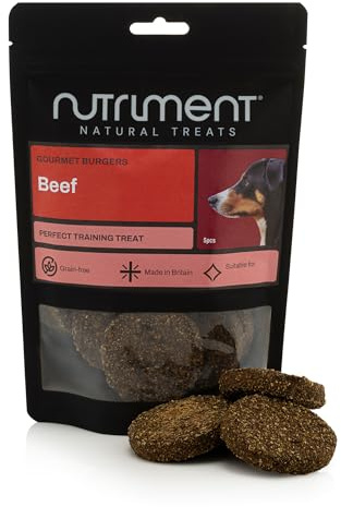 Natural Treats Gourmet Beef Burgers (5pcs) Low Fat High Protein Dog Treats