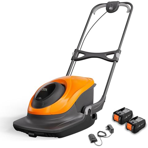 Flymo 36V EasiHover Hover Collect Lawnmower - with 18V x 4.0Ah Battery and Charger Included