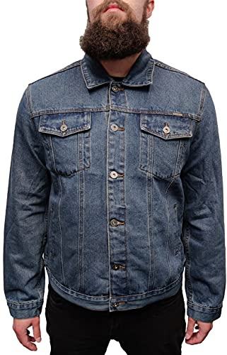 Duke Mens Blue Denim Jacket (x large)