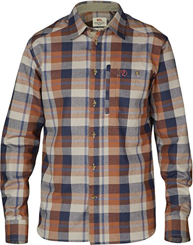 Fjallraven Fjällglim Shirt M Long Sleeved T-Shirt - Brown, Small