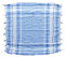 IB Palituch blau-weiß Tupfer-Muster 100 x 100 cm Baumwolle Arabertuch PLO Tuch Palästinenser Schal Bekleidung Accessoire