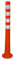 1 Stück - UvV-Reflex Absperrpfosten, Poller 100 cm hoch, flexibel orange, reflektierend, selbstaufrichtend