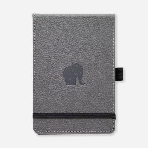 Dingbats* - Tierwelt Reporter Notizbuch A6 Kariert - Hardcover PU Leder Journal für Arbeit, Reisen - Elastischer Verschluss, Stifthalter, Lesezeichen