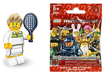 Lego Mini-Figures - Series 7 Tennis Player Figure by LEGO