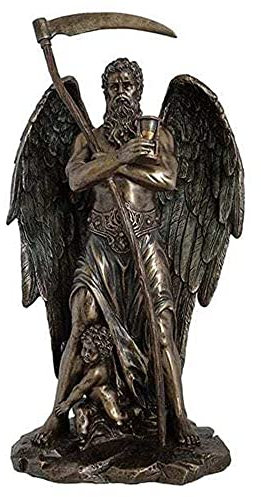 VERONES 27,3 cm Chronos Griechische Mythologie Gott Zeit Statue Figur Skulptur Khronos