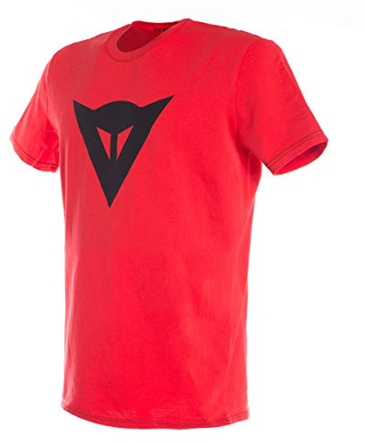 Dainese Men's Speed Demon T-shirt Men's T shirt 100 Cotton, Red/Black