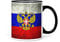aina Kaffeetasse Russland Wappen, Keramik, 325 ml, Rund, Kaffeetasse, Tasse